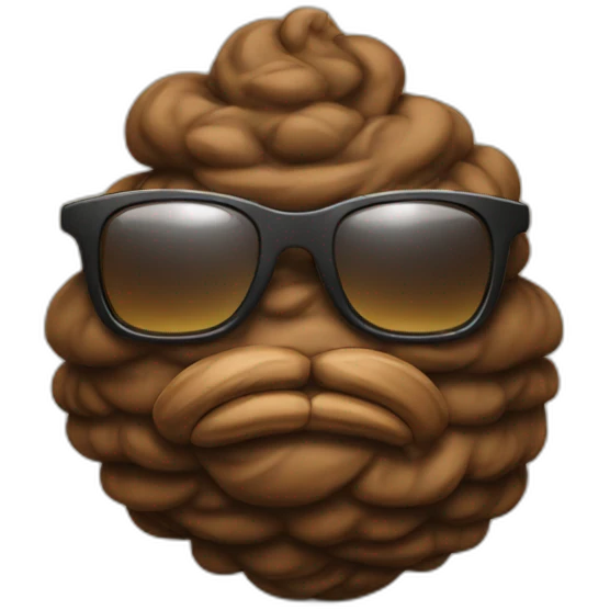 Poo with sunglasses emoji