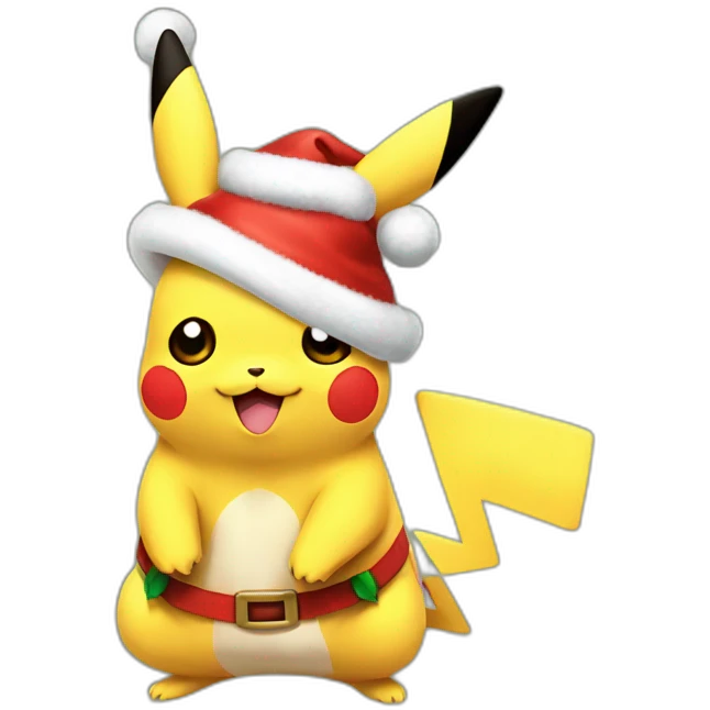 pikachu Noël  emoji