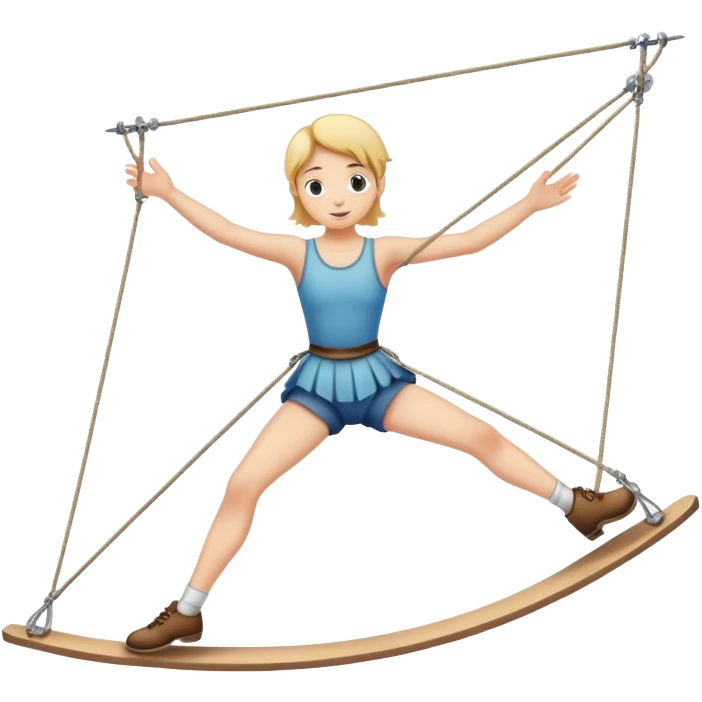 person balancing on tightrope
 emoji