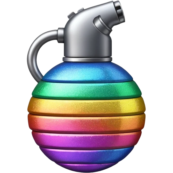 glitter grenade emoji