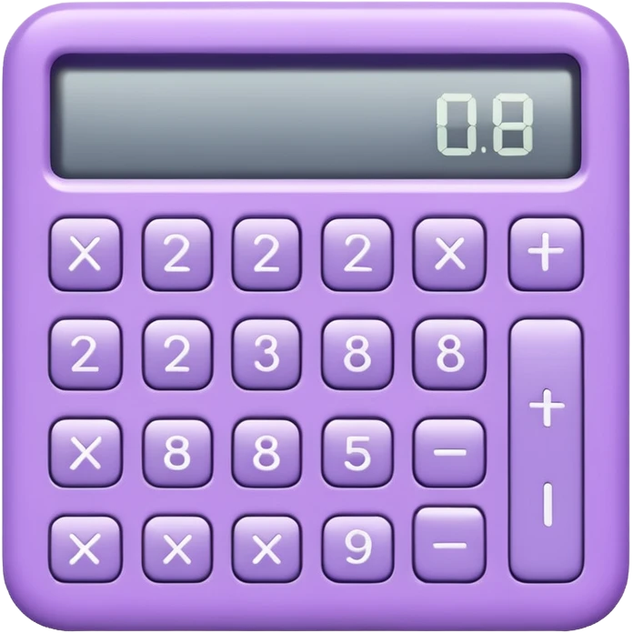 blank LILAC CALCULATOR emoji