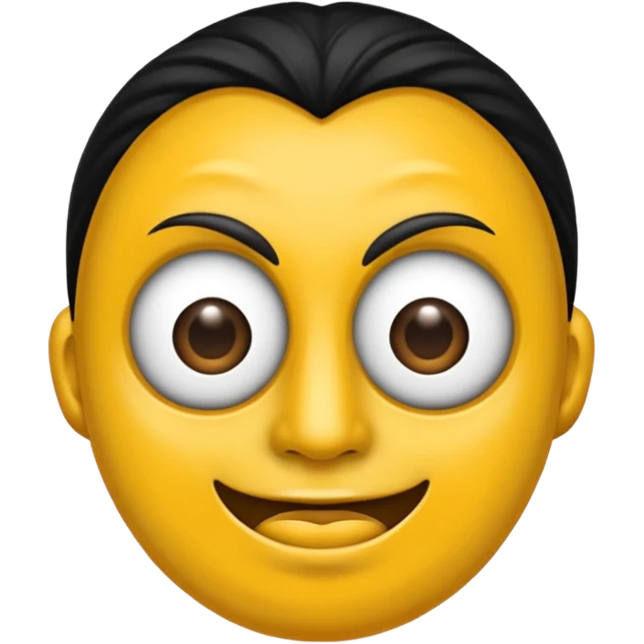Um emoji gotico com a máscara de espinhos d emoji