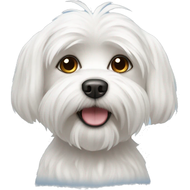 Maltese dog emoji