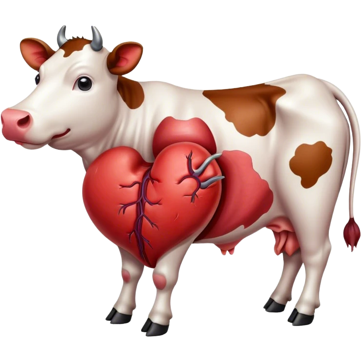 Cow heart emoji