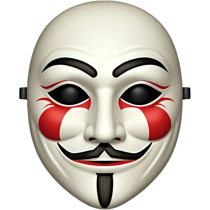 Guy Fawkes mask emoji