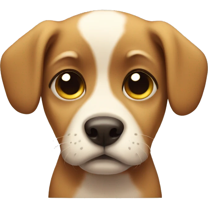 Sad puppy emoji
