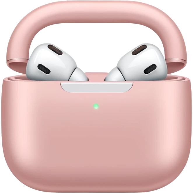 Airpods max light pink  emoji