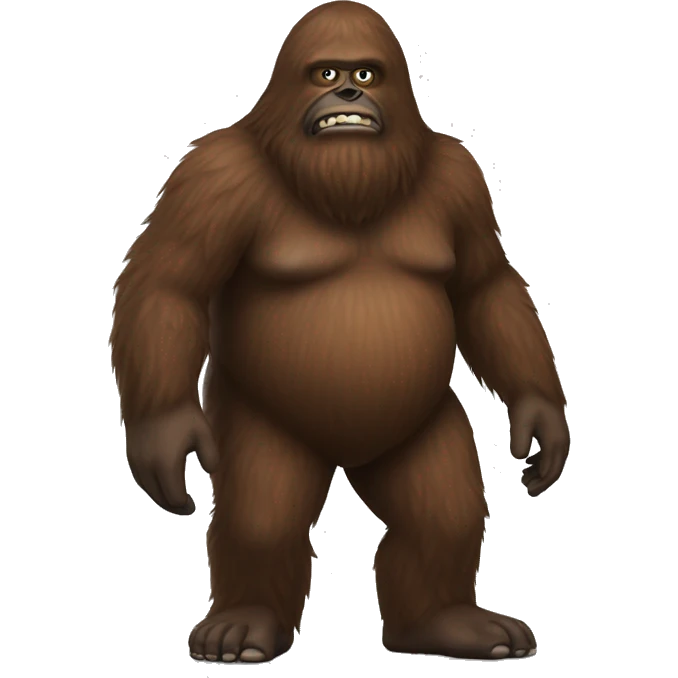 Sasquatch with a huge butt  emoji