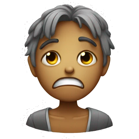 Crying and anger emoji
