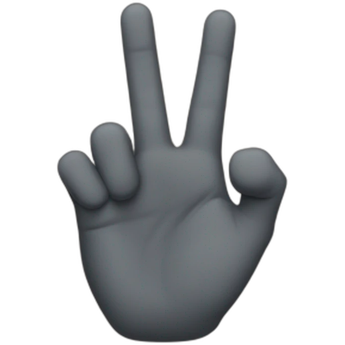 single finger emoji