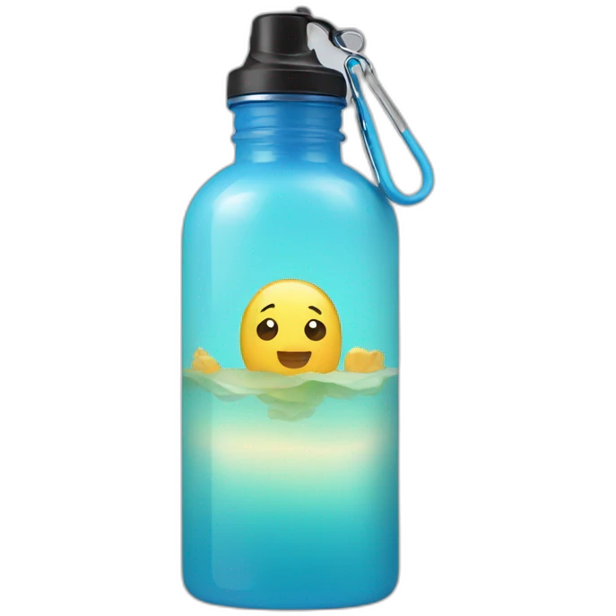 Kawaii water bottle emoji