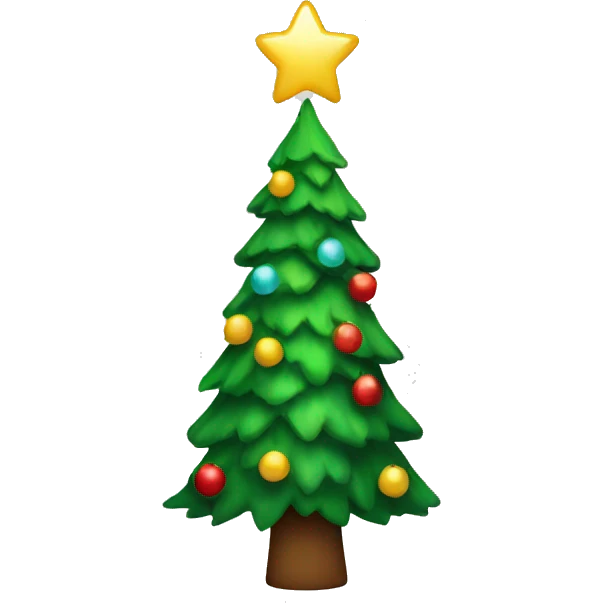 Christmas tree emoji