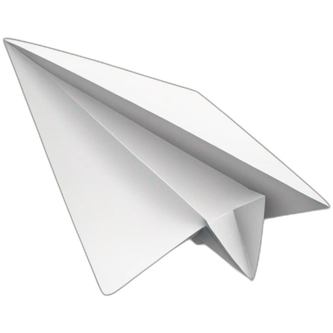 Paper airplane emoji
