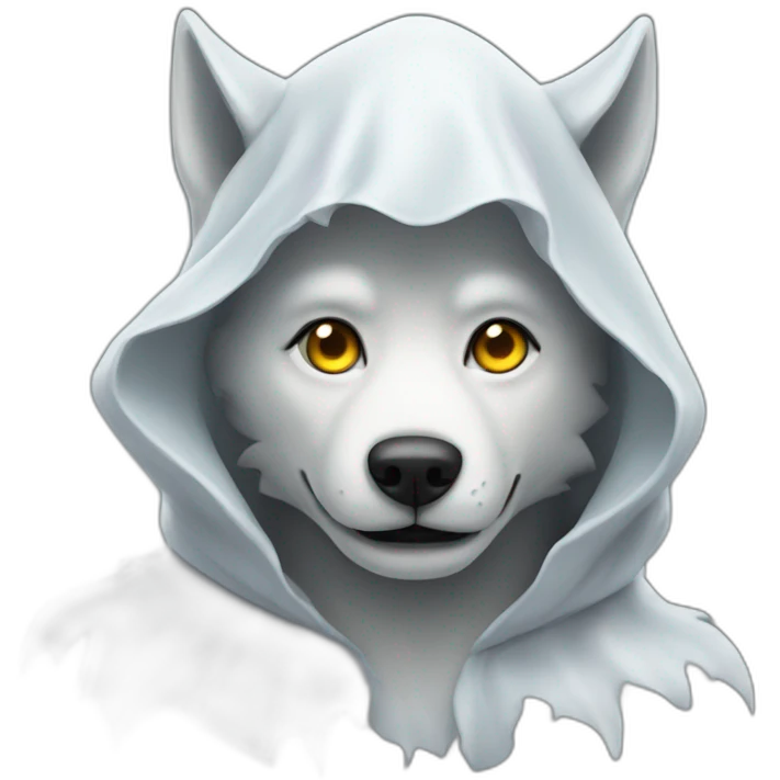 ghost of wolf emoji