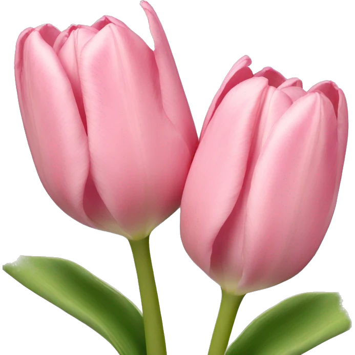light pink tulip bouqet emoji