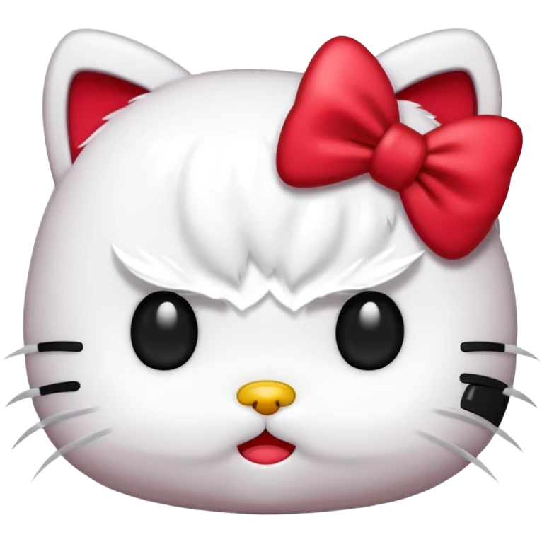 Angry hello kitty  emoji