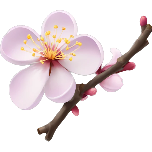 plum blossom flower emoji