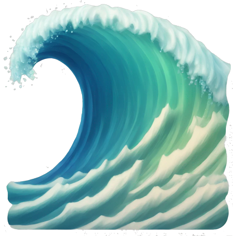 ocean wave emoji