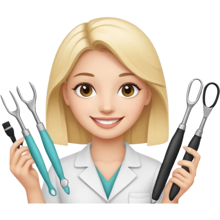Girl being an esthetician  emoji