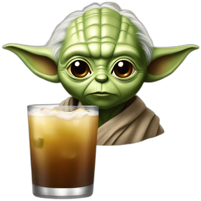 Drink yoda emoji