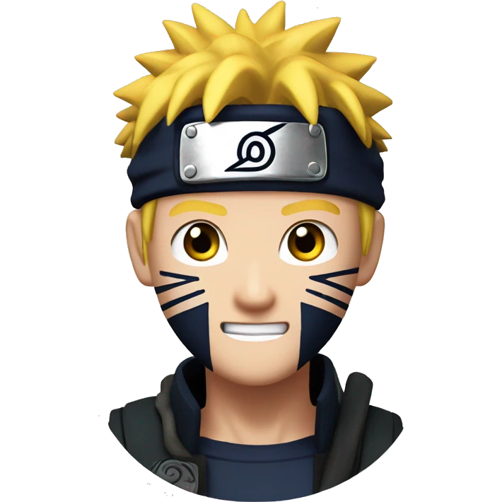 Naruto with a W in front of him emoji