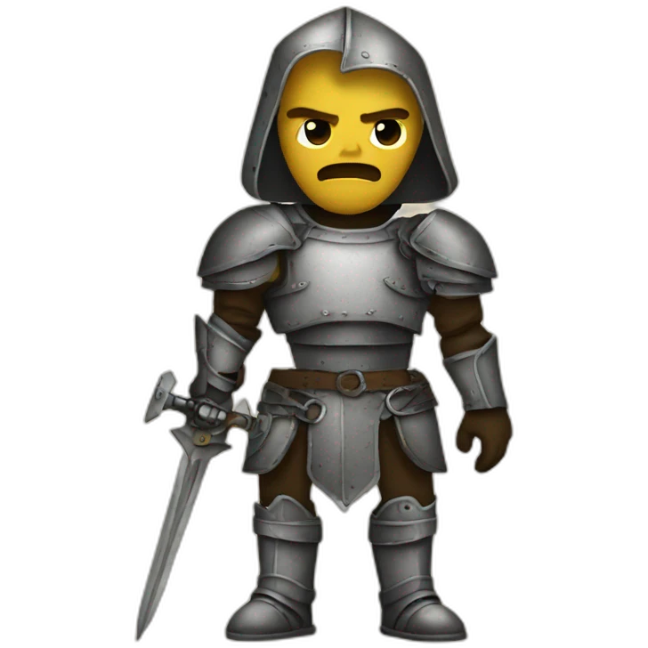 a terminator in the medieval times emoji