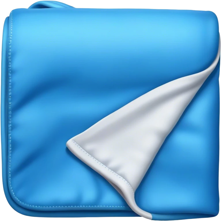 Blue blanket emoji