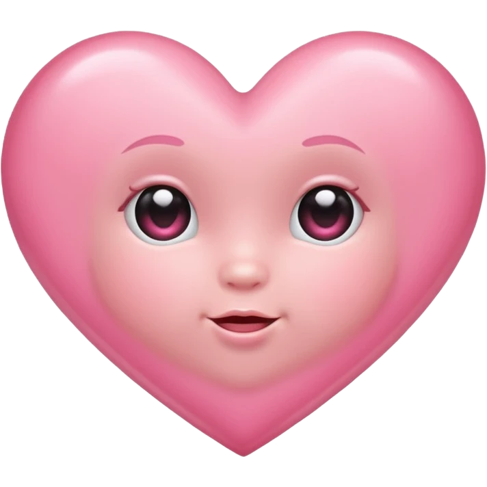 baby pink heart emoji