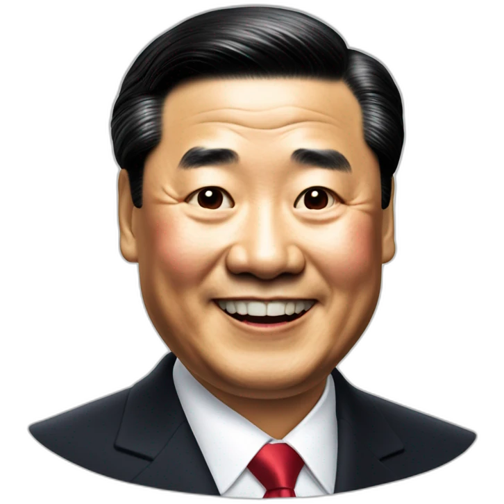xi jinping wickedly smiling emoji