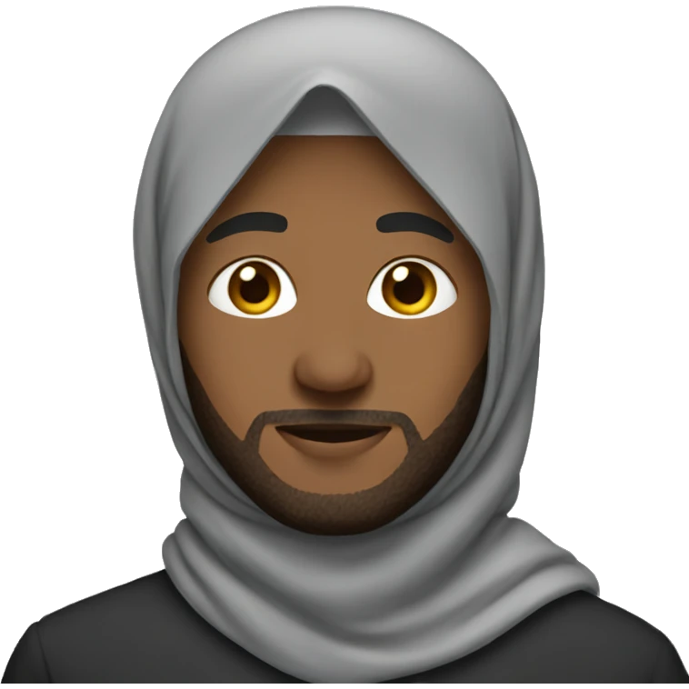 Men wearing hijab emoji