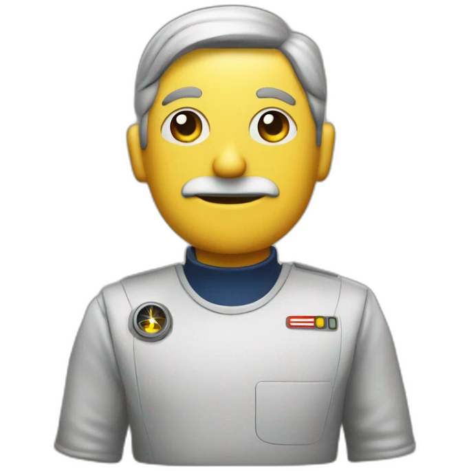 bill overbeck with a spaceship emoji