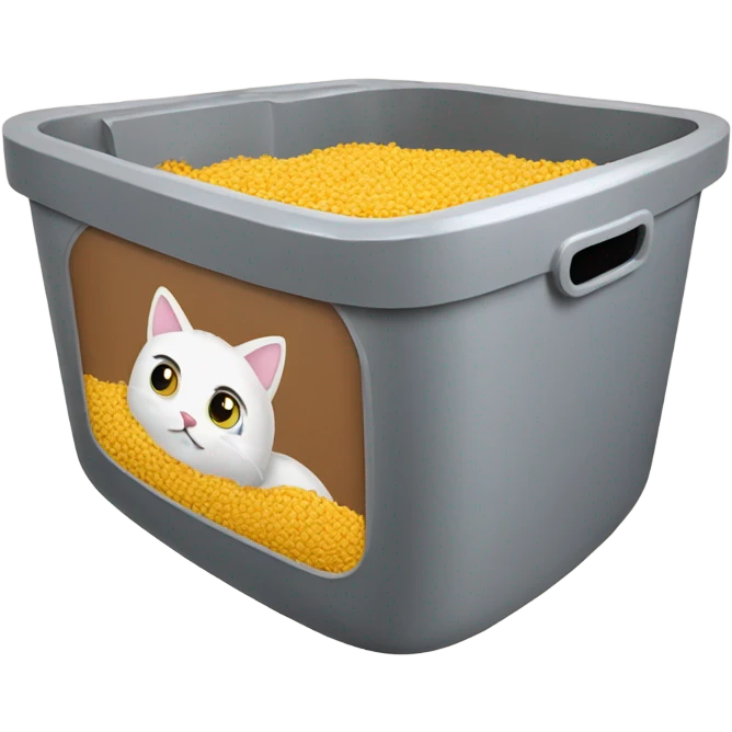 Cat litter box  emoji