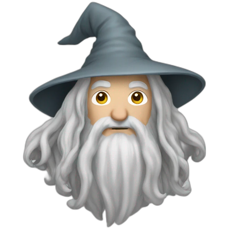 gandalf qui fait caca emoji