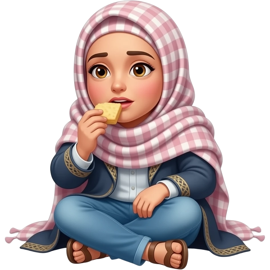 mother named zenoxa arabic with a sandals claquette  taking it and mad hunger  i said emoji