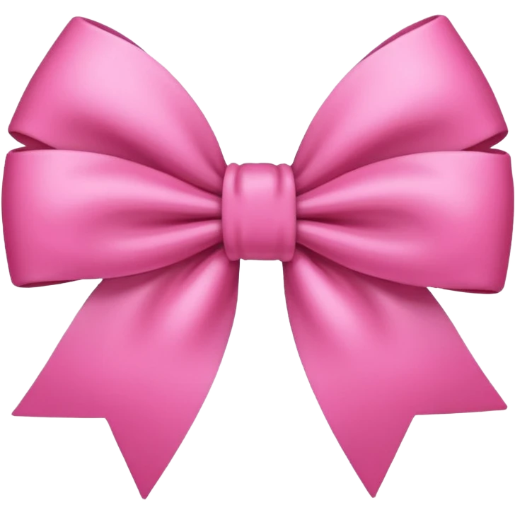 Pink bow emoji