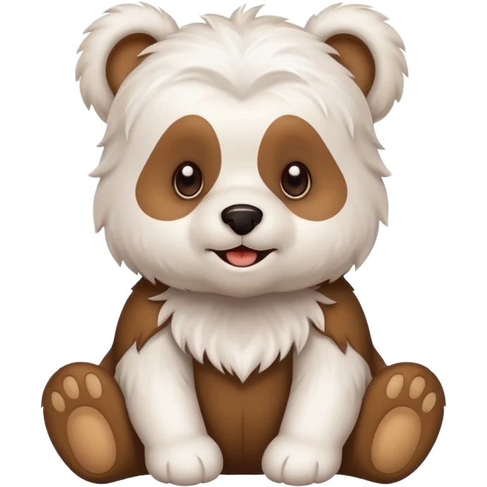 Can you do a mix of a Maltese and bear cub emoji