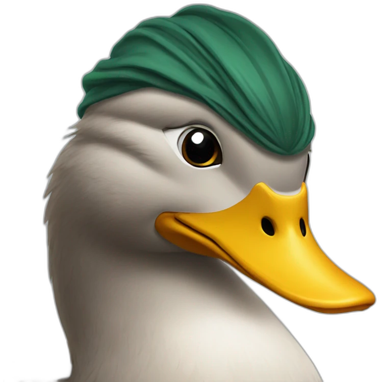 Canard tout beau emoji