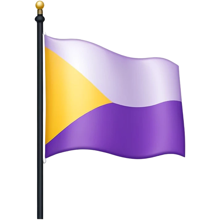 non binaire drapeau emoji