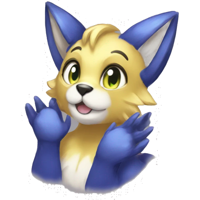 Shiny anthro fursona Fakemon emoji