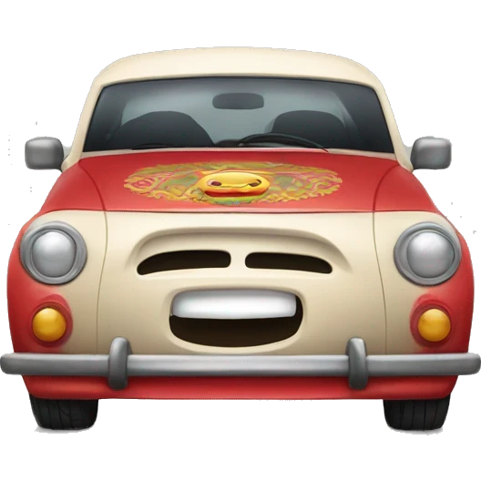 Decoración de tuneo chino carros emoji