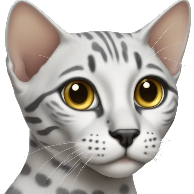 Egyptian mau cat emoji