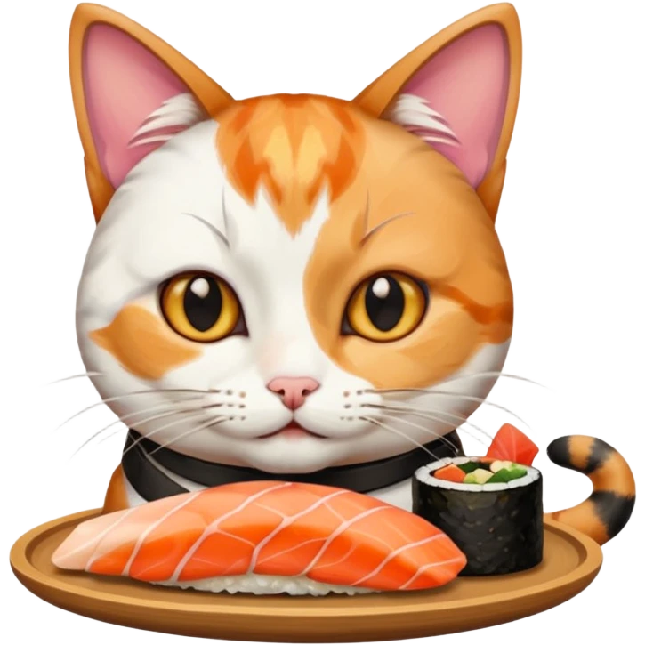 pandas cat sushi emoji