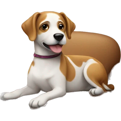 Dog on a couch emoji