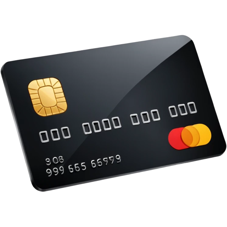 black credit card, no text emoji
