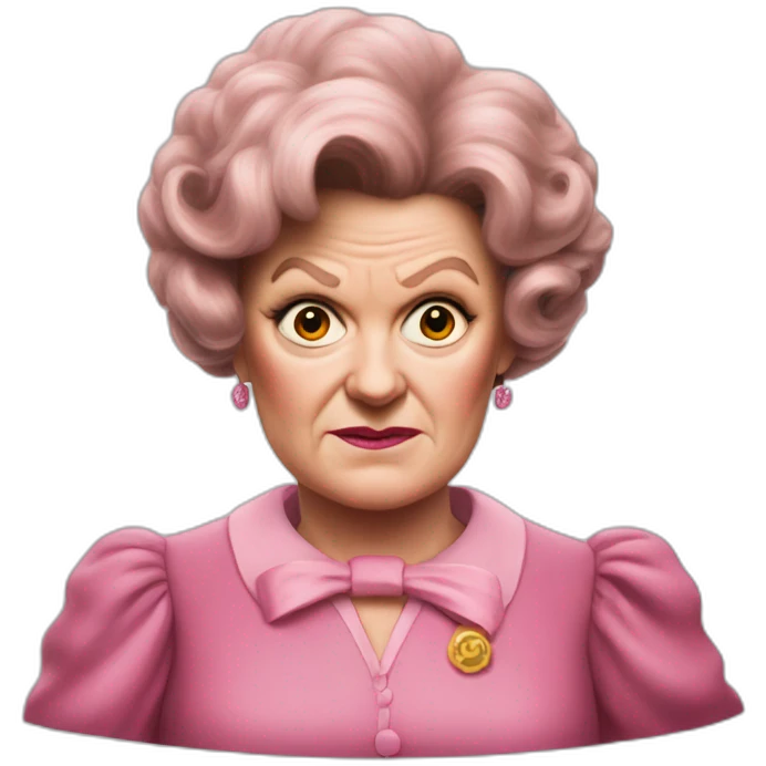 Angry Dolores Umbridge emoji