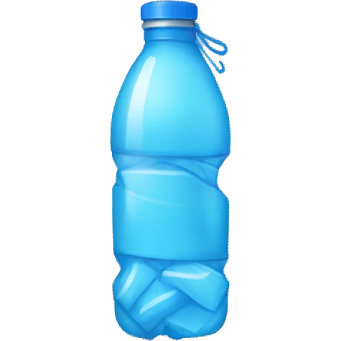 crushed water bottle  emoji
