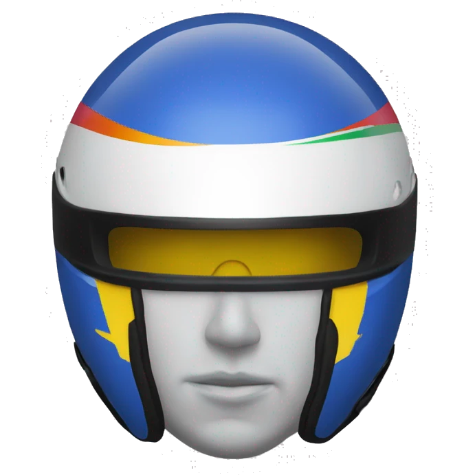 Kart race helmet emoji
