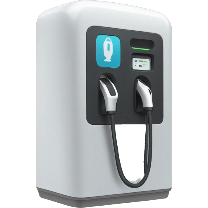 Ev charger station  emoji