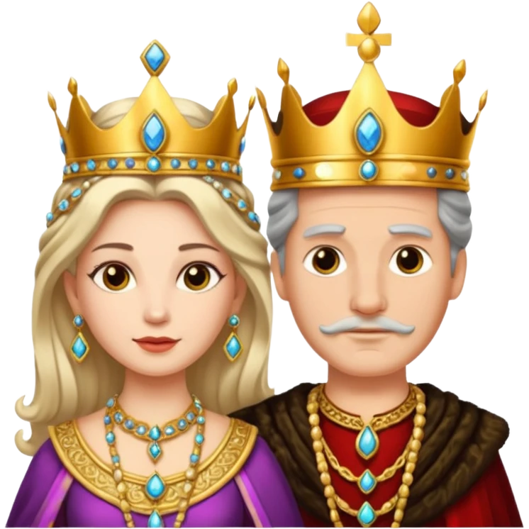 ancient kingancient queen emoji