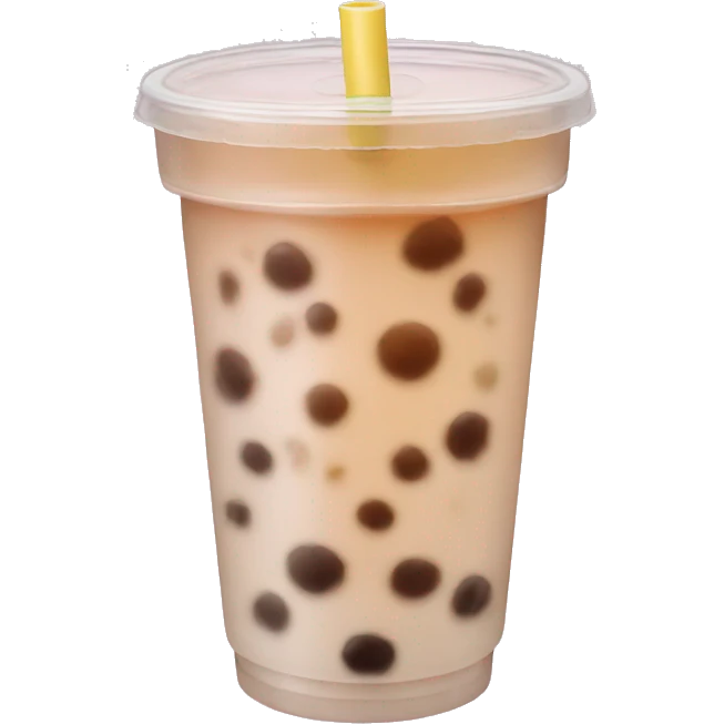 Aesthetic Bubble tea emoji